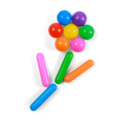 STARBOLO Ball Pit Balls for Kids -Pack of 500 Colorful Ball Pit Balls Crush Proof Plastic Toy Balls for Toddlers Ball Pit, Ball Pit Play Tent, Baby Pool Water Toys