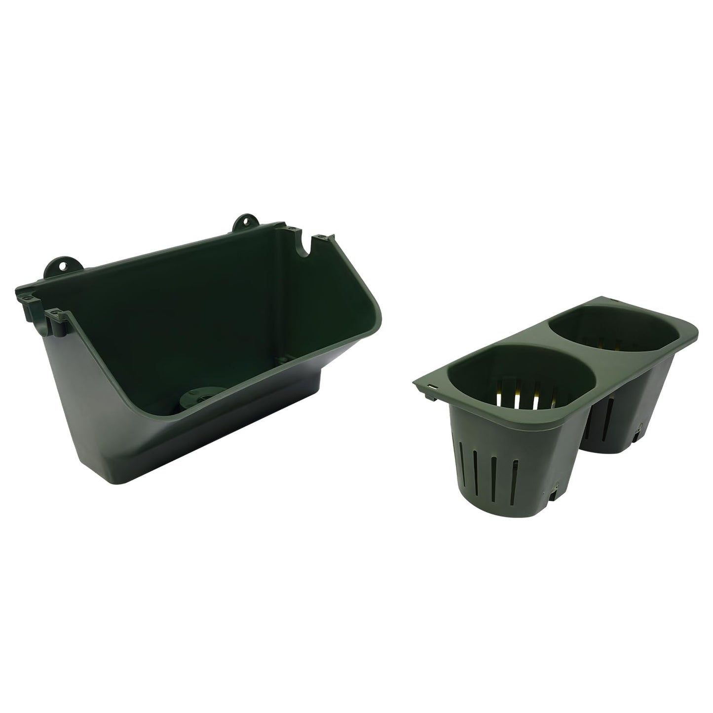 30-Piece Vertical Wall-Mounted PP Planter, Indoor Outdoor Green Wall Garden Planter Kit, Garden Self Watering Wall-Mounted Planter Plant Flower Pot Holder for Home, Office, Balcony