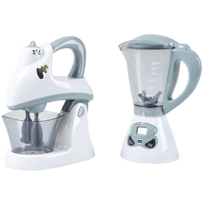 Constructive Playthings Play Kitchen Appliances, Kids Blender and Mixer Toy, Realistic Designs, Developmental Toddler Toys, Ages 3 Years and Up