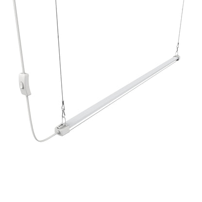APICDOM LED Grow Light 4FT Full Spectrum Compact Linkable Lighting Fixture for Indoor Greenhouse Year Round Plant Seedlings, Essential Grow Slim Hanging Suspended Strip