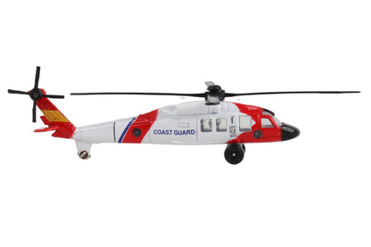 Daron Worldwide Trading Runway24 Coast Guard Helicopter, Black, Red