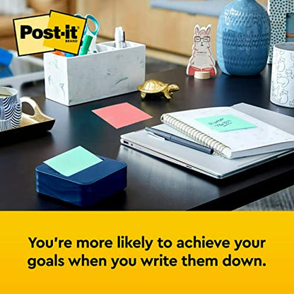 Post-it Pop-up Notes, 18 Sticky Note Pads, 3 x 3 in., School Supplies, Office Products, Accordion Sticky Notes Work with Pop-Up Note Dispenser, Poptimistic Collection
