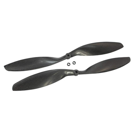 QWinOut 3k Carbon Fiber Propeller Cw CCW 8045 8047 9047 1045 1047 1147 1238 1245 1447 1555 CF Props for RC Quadcopter Hexacopter Multi Rotor UFO (4 Pairs,1045)