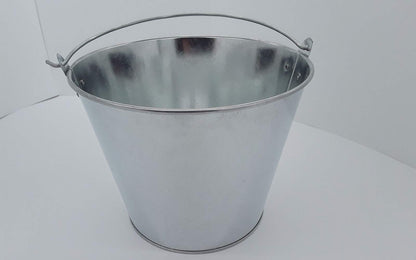 IMC Metal Galvanized Ice Bucket | Large | Silver | 5-Quart | Perfect for Parties and Tailgates