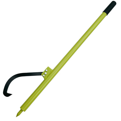 OAOLOWF 58" Log Peavey, Adjustable Heavy Duty Log Roller Cant Hook, Opening Felling Log Roller with Rubber Grip, Log Cant Hook Logging Tools for Rolling, Raising, Turning Logs up to 19" Dia