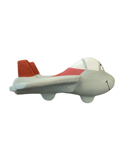 Baby Teething Toy – Natural Rubber Teether for Infants (3+ Months), BPA-Free, Non-Toxic | Airplane Teether Gift for Aviation Families.