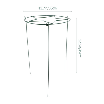 CATIEBYE Garden Vine Plant Trellis Climbing Support Rack 30x45cm Metal Frame Green for Indoor Outdoor Potted Plants