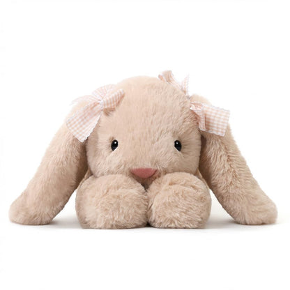Jorkei Bunny Stuffed Animals, Soft & Cute Rabbit Plush Toys, Rabbit Stuffed Animal, Easter Bunny Plush Toys (Beige 14inch)