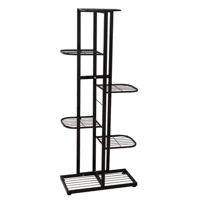 Cre Cra Tall Metal Plant Stand Indoor Outdoor 6 Tier Flower Pot Plant Stand Multi Tier Plant Holder Shelf Display Rack for Garden Patio Balcony