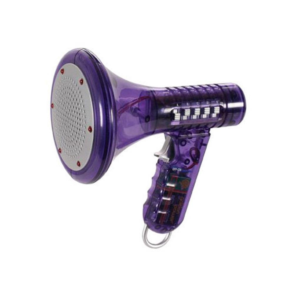 Toysmith Tech Gear Multi Voice Changer – Megaphone Toy with 8 Voice Effects and LED Lights – Fun Outdoor Toy for Kids Ages 5+ – Cool Gag Gifts or Birthday Gift Idea – Colors May Vary, Battery Included