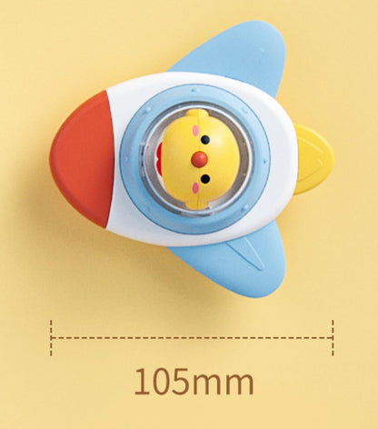 Yummy Baby 3PCS Suction Cup Spinner Toys for Girls and Boys, Perfect for Birthday, Sensory Bath Toys for Toddlers (3 Pack) (Set 2)