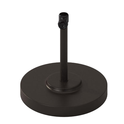 California Umbrella 50 Lb. Weighted Concrete Premium Patio Umbrella Base, Fits Up to 1.5" Diameter Umbrella Pole, Bronze
