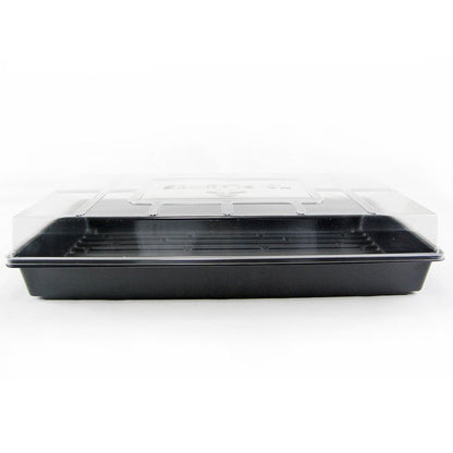 Living Whole Foods Plant Tray Clear Plastic Humidity Domes: Pack of 5 - Fits 10 Inch x 20 Inch Garden Germination Trays - Greenhouse Grow Covers