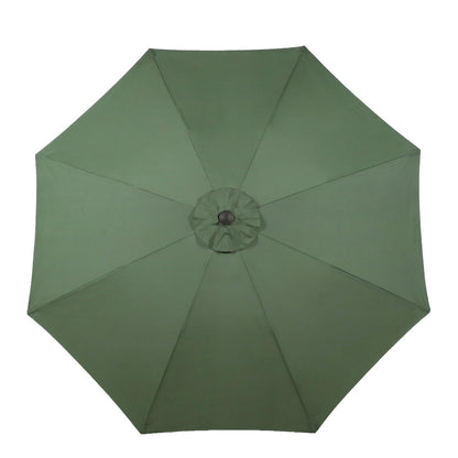 BPS Patio Umbrella Replacement Canopy for 9 ft 8 Ribs Table Umbrella, Outdoor Umbrella Replacement for Market Parasol, Olive Grove Canopy Only