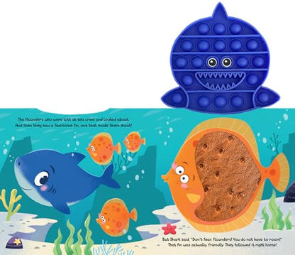 Fidgimals Little Shark Animal Baby Book | Educational Children's Books, Sensory Board Book with Pop It Fidget Toys, Perfect Sensory Toys for Toddlers ... Books with Sensory Fidget Popper Animals)