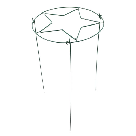 CATIEBYE Garden Vine Plant Trellis Climbing Support Rack 30x45cm Metal Frame Green for Indoor Outdoor Potted Plants