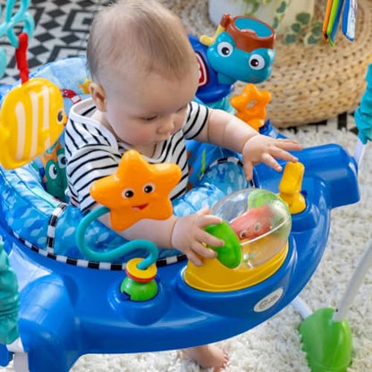 Baby Einstein Neptune's Ocean Discovery Activity Baby Jumper Activity Center, Ages 6 Months +, Max Weight 25 lbs., Unisex