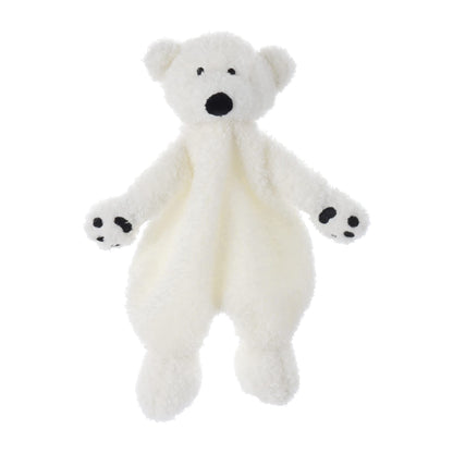 Apricot Lamb Arctic Stuffed Animals Security Blanket White Polar Bear Infant Nursery Character Blanket Luxury Snuggler Plush 10 Inches
