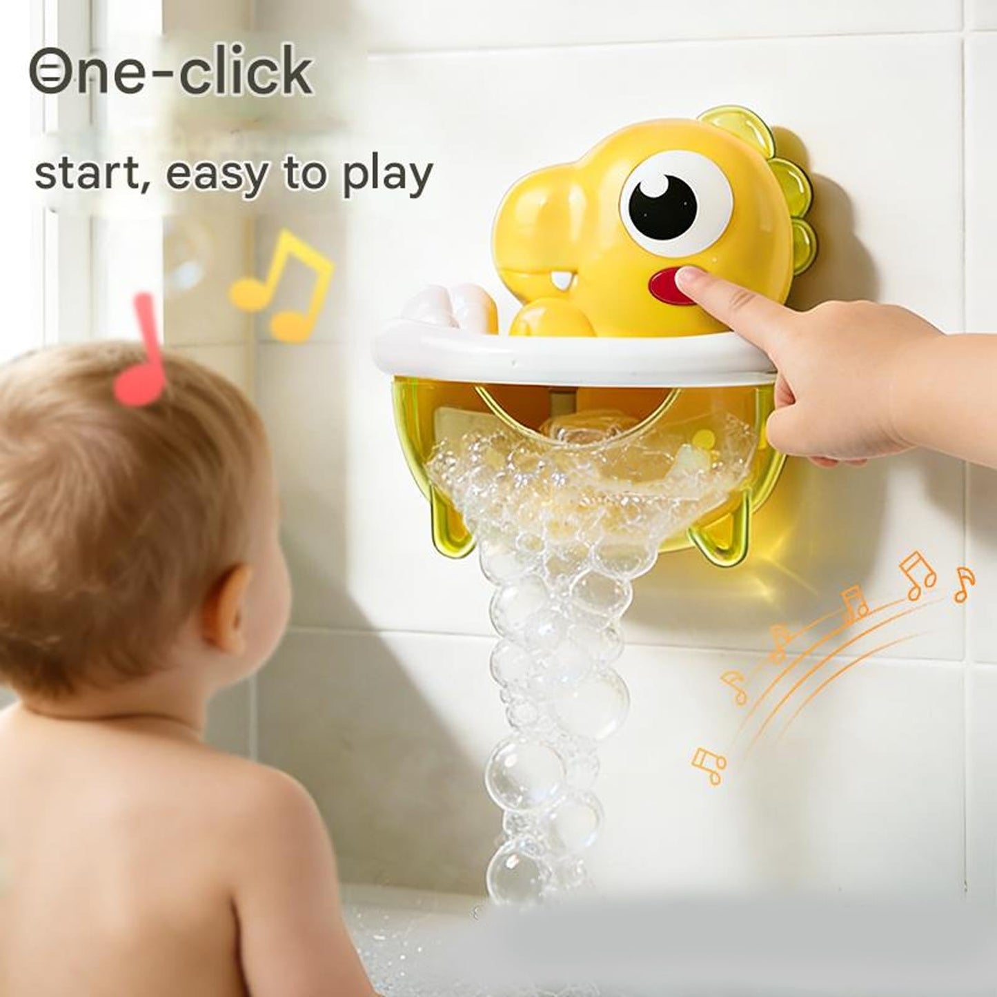 Automatic Dinosaur Bath Toy for Babies and Toddler Bubble Maker with Music for Time Fun Toy