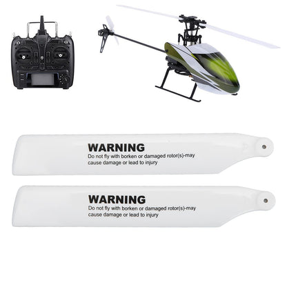 Dilwe RC Helicopter Blades,Lightweight RC Aircraft Propellers Blades Replacement Parts for XK K110 RC Helicopter