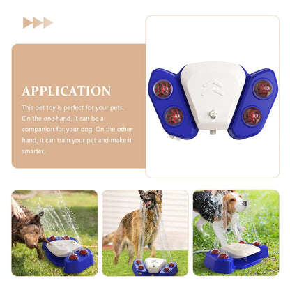 Yardwe Pet Automatic Drinking Fountain and Shower Spray Toy for Dogs Multifunctional Puppy Bathing Water Fountain Creative Water Spray Design
