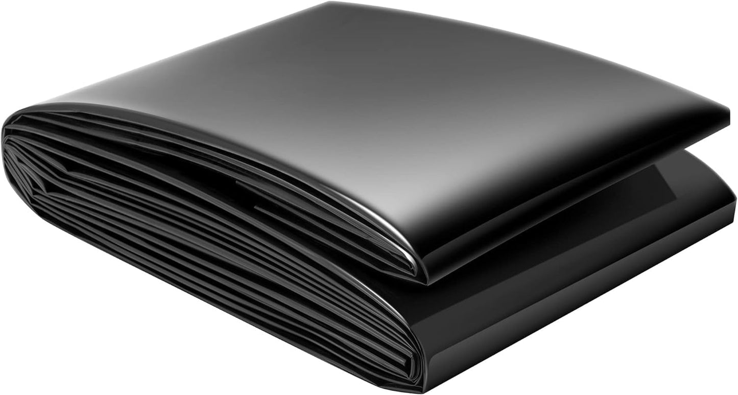 MERXENG 10x15 Ft Pond Liner, 45 Mil Thickness, Pliable & Durable Epdm Material, Easy Cutting & Uv Resistant, for Fish or Koi, Features, Waterfall Base, Fountains and Water Gardens