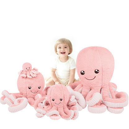 DENTRUN Octopus Stuffed Animals, Giant Octopus Plush Doll Play Toys for Kids Girls Boys Adults Birthday Xmas Halloween Present Stuffed Sea Animals Plushie, 7/16/24/32 Inches, 5 Colors