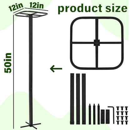 Yohsnor Dragon Fruit Trellis for Climbing Plants 50 * 12inches – Durable Metal Vertical Support Frame for Outdoor Gardens, Easy to Assemble, Stylish Design – Ideal Gift for Plant Enthusiasts