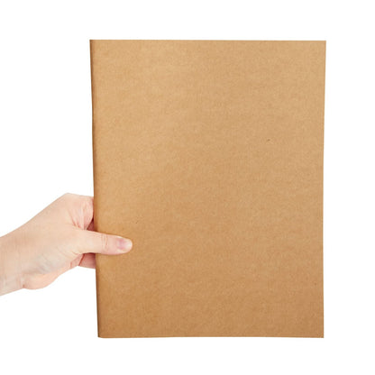 Paper Junkie 6 Pack Large Bulk Sketchbook Journals, Blank Books Notebooks for Kids, Students, Office Supplies (8.5x11 In Journaling Notebooks)