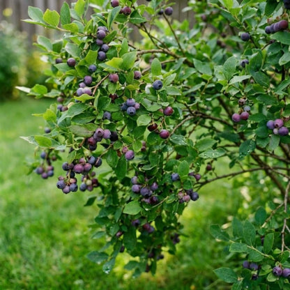 Huckleberry Plant, Huckleberry Bushes Live Plant, 4 Inches Pot, 3-5 Inc Tall, Hardy Fruit Tree for Indoor Outdoor Growing