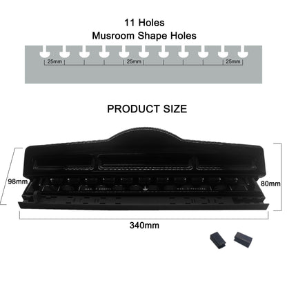 ITSYHPRO Discbound Hole Punch Mushroom Scrapbook Supplies 11 Hole Puncher for Binder Disc Paper Punches Scrapbooking Stuff
