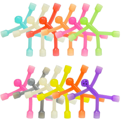 Magnetic Travel Toys for Toddler 12PCS, Colourful Fridge Magnet Men for Kids, Fun Silicone Magnet People Figures for Kids 4-8, Sensory Toy Gifts for Child 3-12 Year Old