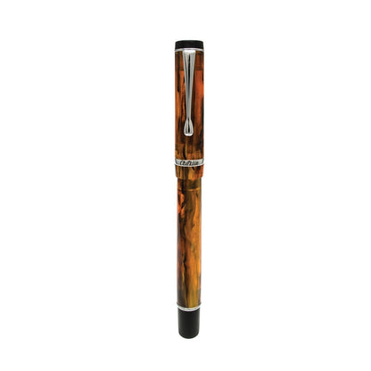 Conklin Duragraph Fountain Pen Amber - Medium Nib, Elegant Writing Tool with Warm Amber Finish