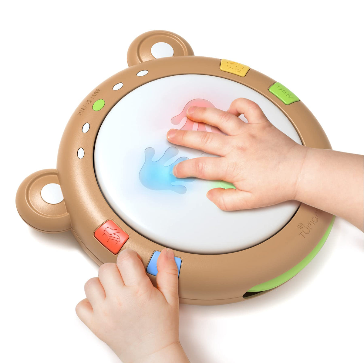TUMAMA Baby Musical Toy, Electronic Drum Instruments with Light and Sound, Early Educational Development Songs Gift for Infants, Toddlers, Boys, Girls
