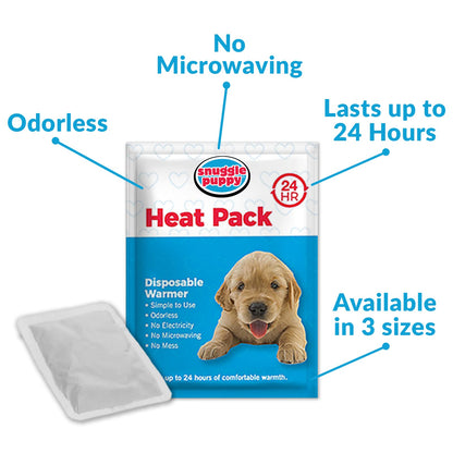 SmartPetLove Original Snuggle Puppy Essentials Starter Kit - Heartbeat Puppy for Dogs - Calming Aid with 3 Heat Packs, Puppy Teething Toy, Dog Chew Toy and Dog Blanket