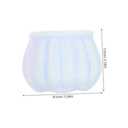 ORFOFE 3Pcs Ceramic Succulent Flower Pots Creative Desktop Decor Stylish Plant Planters for Home Gardening for Plant Lovers