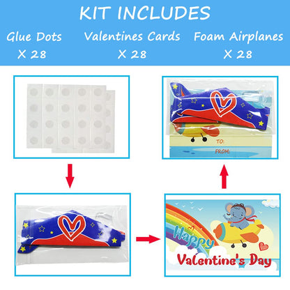 WODMAZ Foam Airplanes Toys for Kids, 7 Different Designs Foam Planes for Boys Girl School Classroom Exchange Prize, Fun Planes Easter Party Favors Easter Basket Stuffers