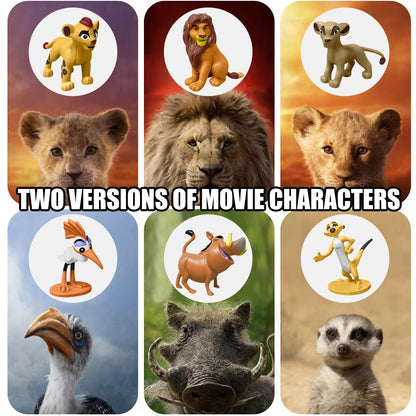 Minaso 12-Pc Mini Animal Action Figures, Collectible Toys for Kids, Perfect for Cake Toppers & Desktop Decorations