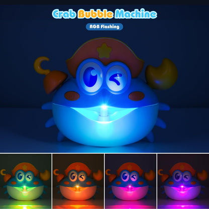 Bath Toys,Light Up Baby Bath Toys Bath Bubble Machine with Colourful RGB Light Great Birthday for Toddler Boys and Girls Tub Toy for Kids Ages 1-3 4-8