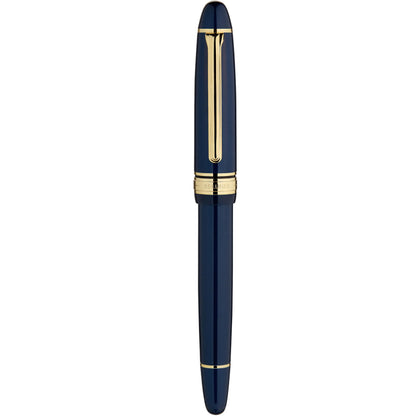 BEILUNER 319 Piano Blue Lacquer Rollerball - Stunning Luxury Pen with 24K Gold, Heavy, Schneider Black Ink Refill, Best Gift Set for Men & Women, Professional, Executive Office, Fancy Classic Pens
