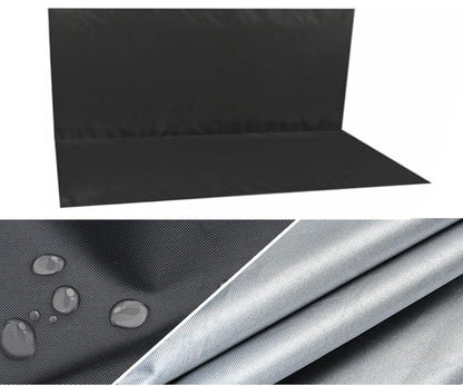Swing Seat Replacement Cover, 600D Oxford Heavy Duty Waterproof Patio Bench Cover for Outdoor Porch Garden Yard 2/3 Seat Swings Chair(58.3"x19.6"x19.6", Coffee)