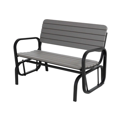 Lifetime 60361 Outdoor Swing Glider Bench, Storm Dust