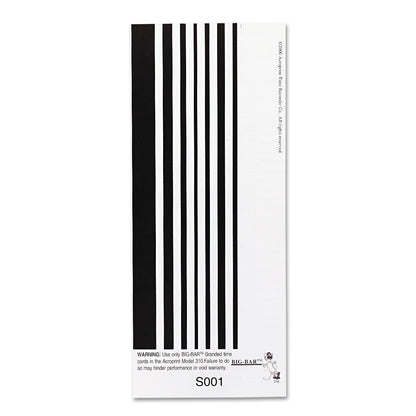 Acroprint 09-6103-080 Time Card for ATT310 Time Recorder, Pack of 200 Time Clock