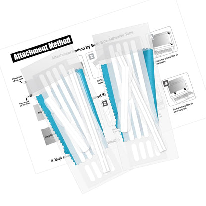 WELINC [2 Pack] 24 Inch - 16:9 Aspect Ratio - Computer Privacy Screen Filter for Widescreen Monitor - Anti-Glare - Protects Eyes from Harmful Glare and Blue Light