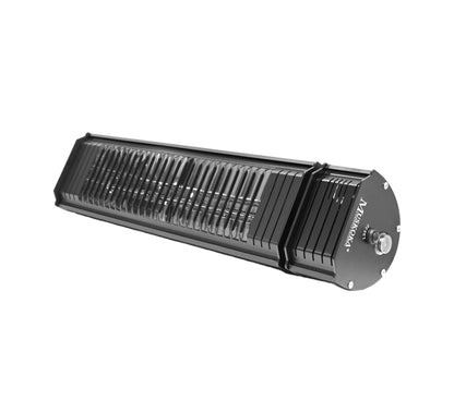 SunWave 1500 Watt Electric Infrared Patio Heater, Wall Mounted Patio Heater, Outdoor/Indoor Infrared Heater With 5 Heat Settings Wireless Remote