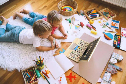 Montessori Toys 11.8" Laptop Preschool Learning Activities 3 Year Old Boy Gift, Pretend Play Toddlers Birthday Gift ,Learning and Educational Toys for 3 4 5 6 7 8 Year Old Kids