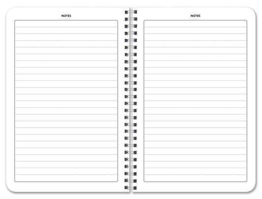 BookFactory My Health Log Book, Daily Tracking Record Journal Logbook - Wire-O, 100 Pages, 6” x 9'' (Made in USA)