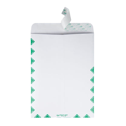 Quality Park 9 x 12 Catalog Mailing Envelopes, First Class Border, Redi-Strip Self Seal Envelope Closure, 28 lb White Wove Paper, 100 per Box (QUA44534)