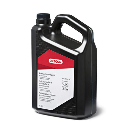 Oregon 54-059 Premium Bar and Chain Oil and Lubricant for Chainsaws, 1 Gallon Bottle (128 fl.oz / 4500 ml)