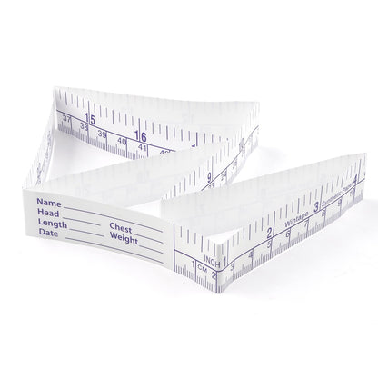 VAXATO (Pack of 100) 24Inch/60CM Paper Tape Measure, Disposable Wound Measuring Rulers，Educare Measuring Tape, Wound Measurement Tools, Medical Measurement Ruler